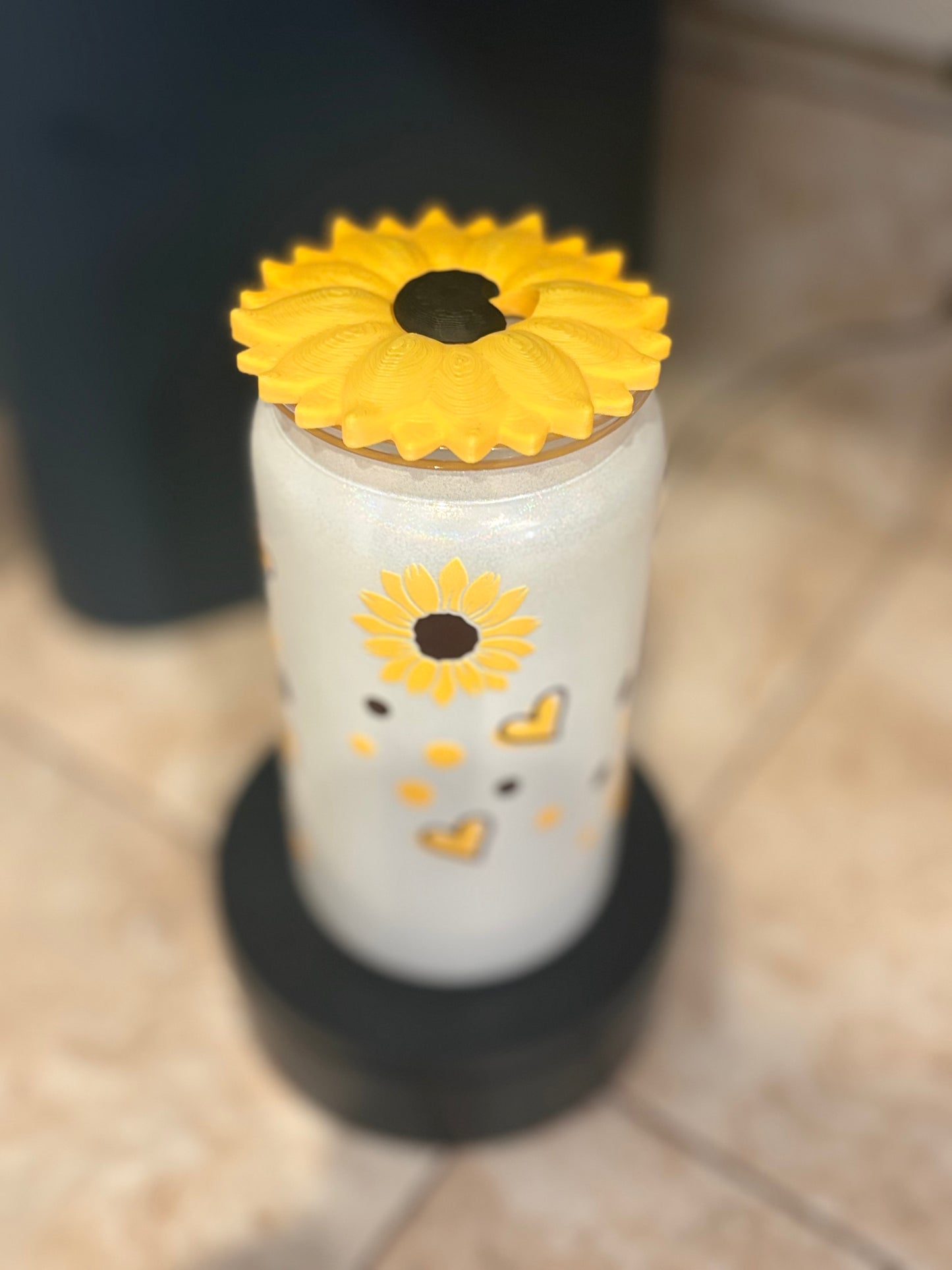Sunflower glass 🩷