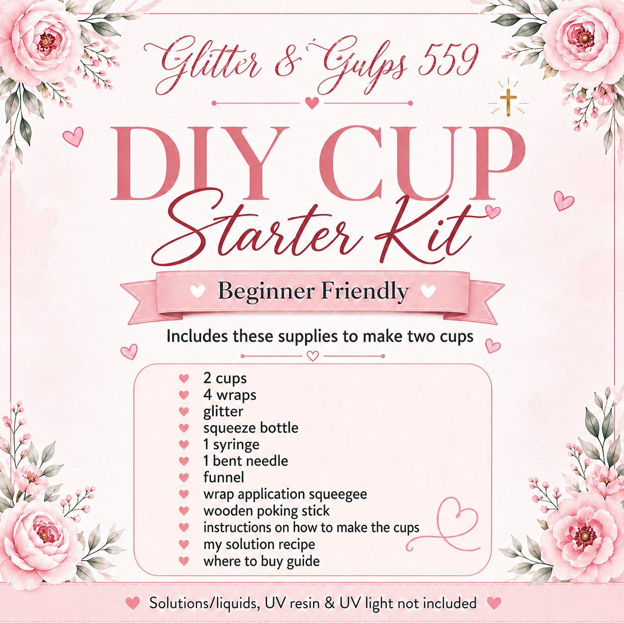 Glitter & Gulps 559 DIY Cup Starter Kit