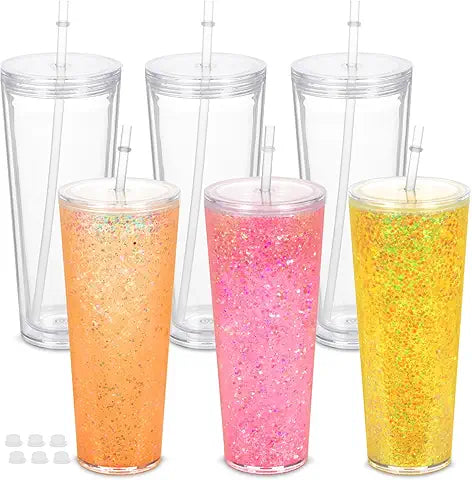 24oz snowglobe cup