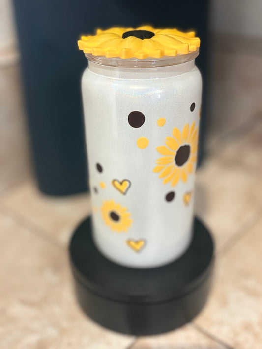 Sunflower glass 🩷