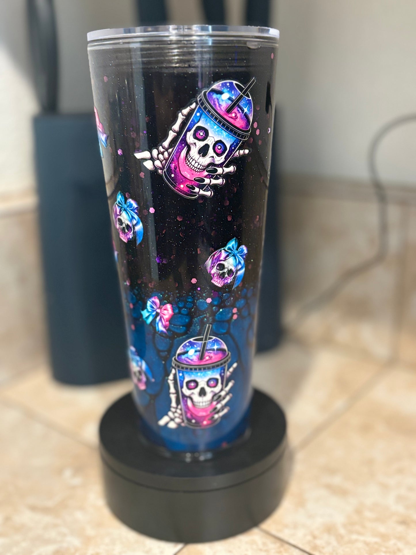 Premade 24oz lava spooky summer