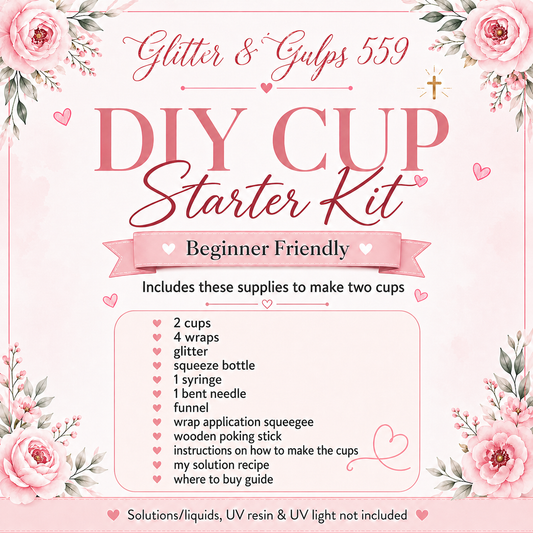 Glitter & Gulps 559 DIY Cup Starter Kit
