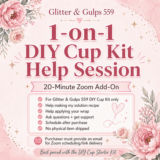 1-on-1 DIY Cup Kit Help Session | 20-Minute Zoom Add-On