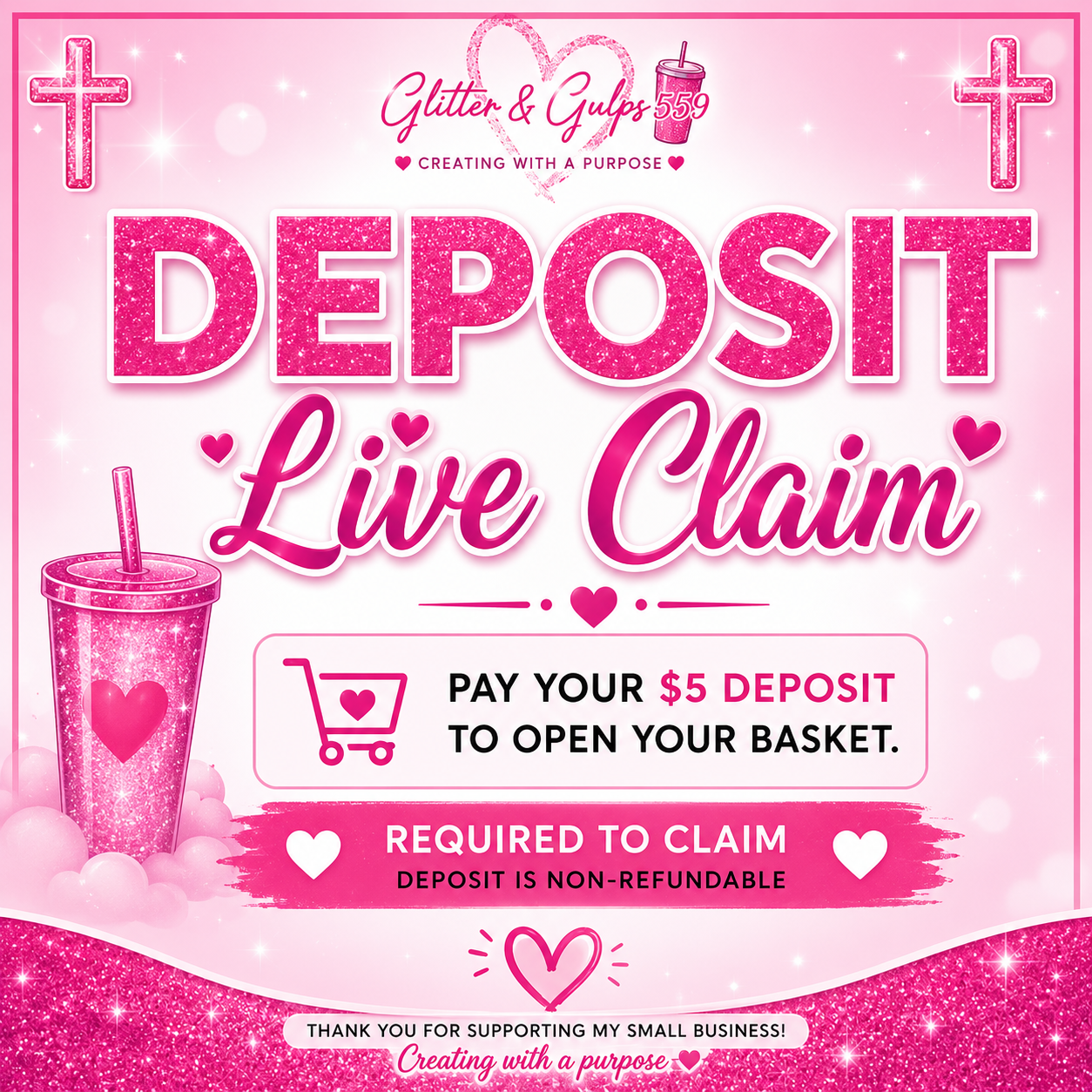 Live Claim Deposit (Please read description)