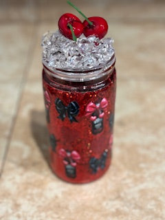 dr p 16 oz with decorated lid