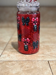 dr p 16 oz with decorated lid
