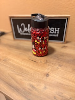 kids 10oz flip top snow globe cup