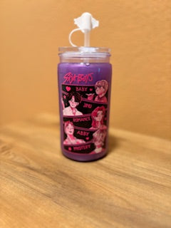 kpop premade with straw topper